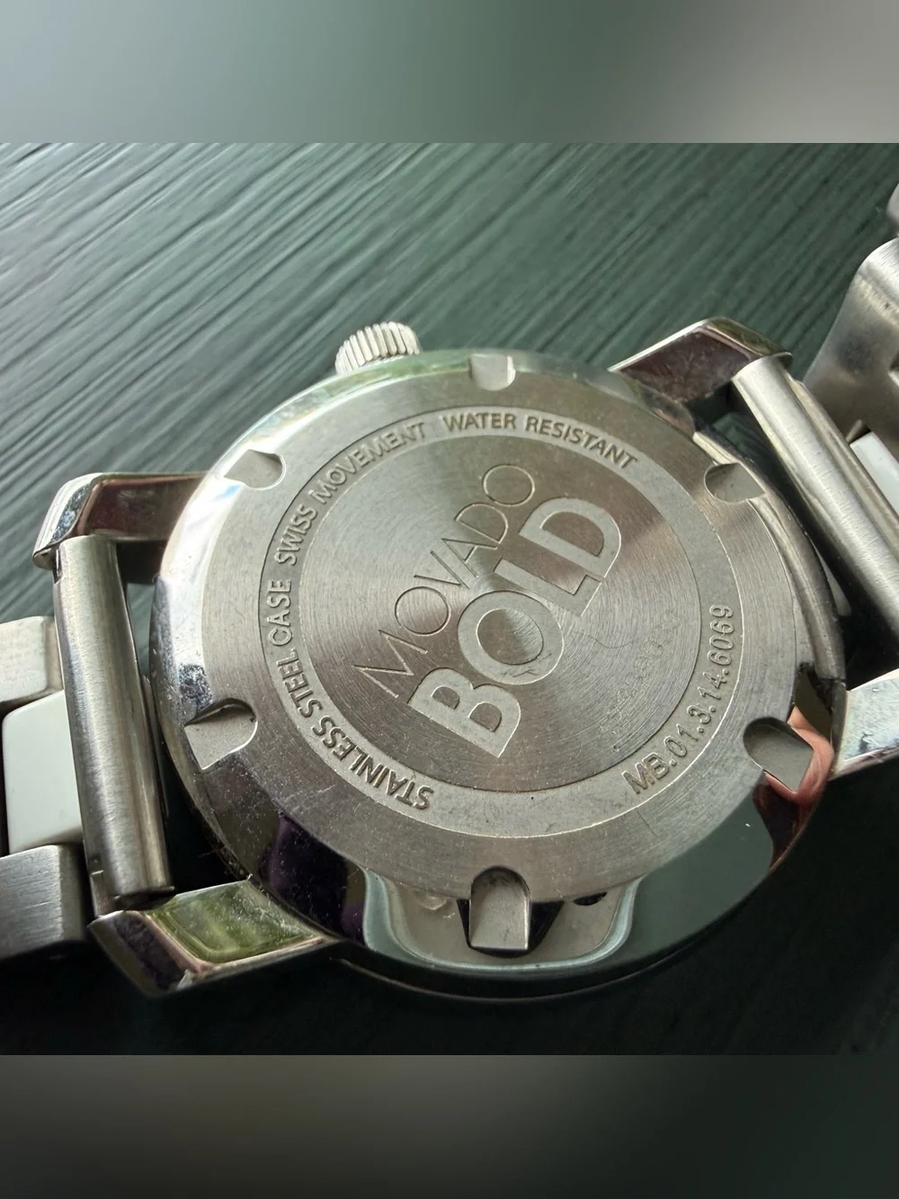 Movado Bold Watch White and Stainless Steel Men's Watch